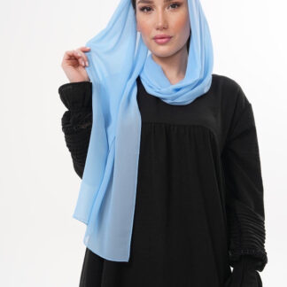 Basic Kopftuch hellblau